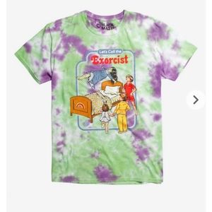 Let's call The exorcist t-shirt tie dye black matter made large great shape